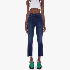 Mother- The Insider Crop Step Fray